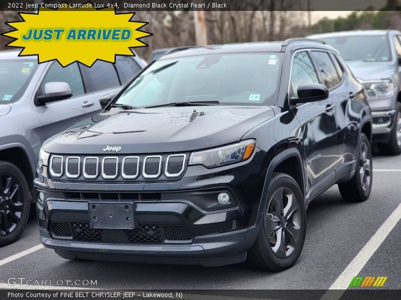 Diamond Black Crystal Pearl / Black 2022 Jeep Compass Latitude Lux 4x4