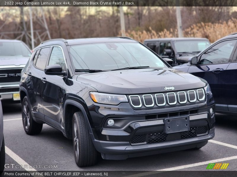 Diamond Black Crystal Pearl / Black 2022 Jeep Compass Latitude Lux 4x4