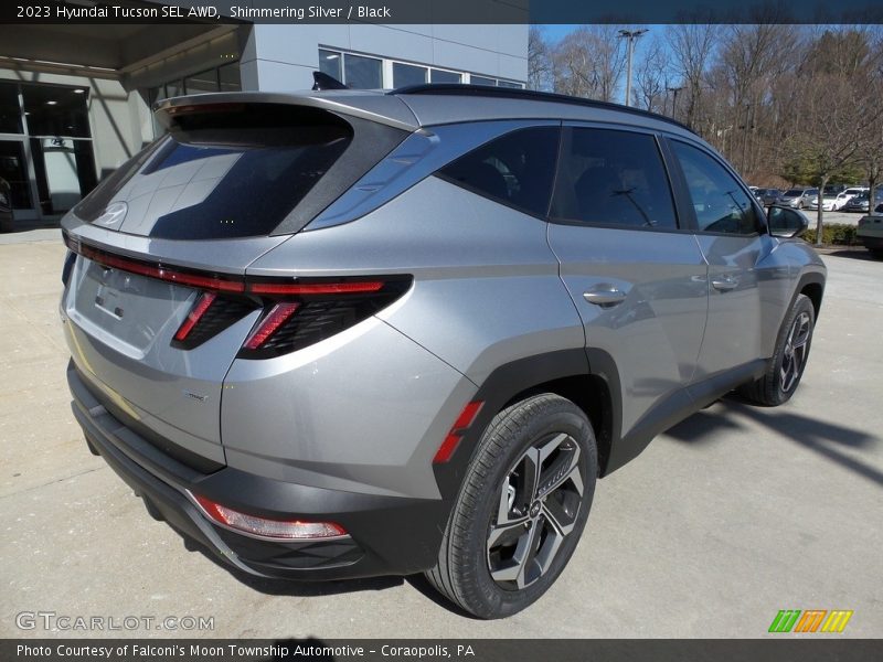 Shimmering Silver / Black 2023 Hyundai Tucson SEL AWD
