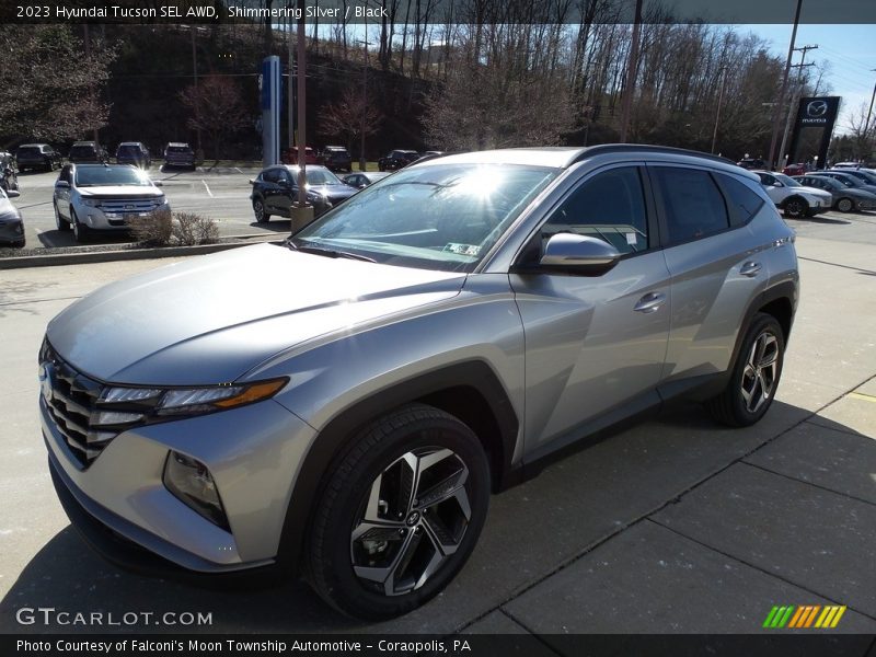 Shimmering Silver / Black 2023 Hyundai Tucson SEL AWD