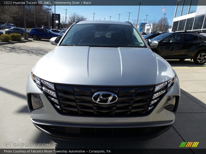 Shimmering Silver / Black 2023 Hyundai Tucson SEL AWD