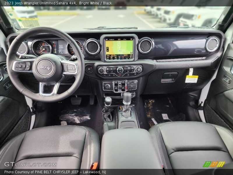 Front Seat of 2023 Wrangler Unlimited Sahara 4x4
