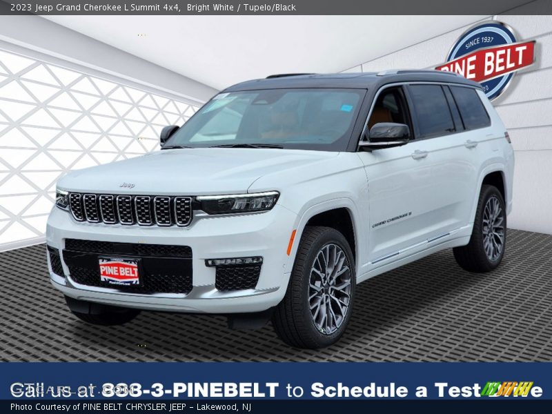 Bright White / Tupelo/Black 2023 Jeep Grand Cherokee L Summit 4x4