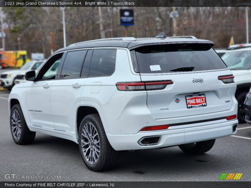 Bright White / Tupelo/Black 2023 Jeep Grand Cherokee L Summit 4x4