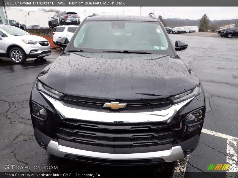 Midnight Blue Metallic / Jet Black 2021 Chevrolet TrailBlazer LT AWD