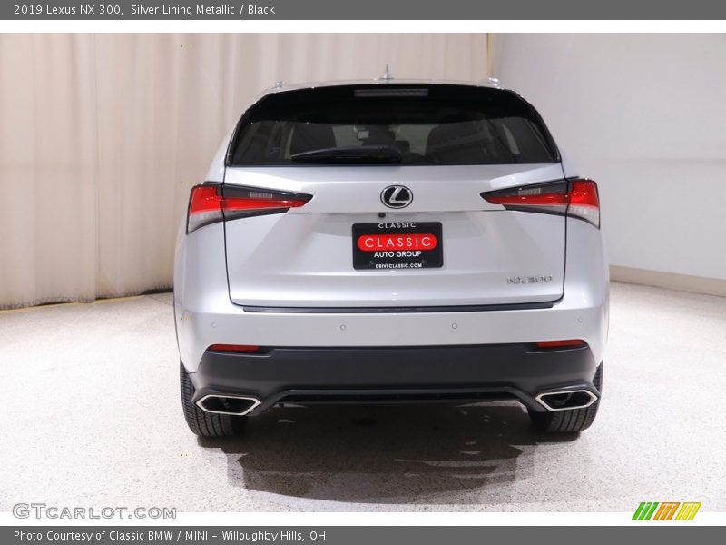 Silver Lining Metallic / Black 2019 Lexus NX 300