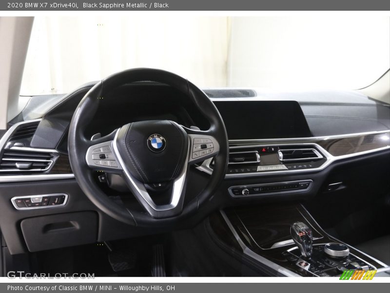 Black Sapphire Metallic / Black 2020 BMW X7 xDrive40i