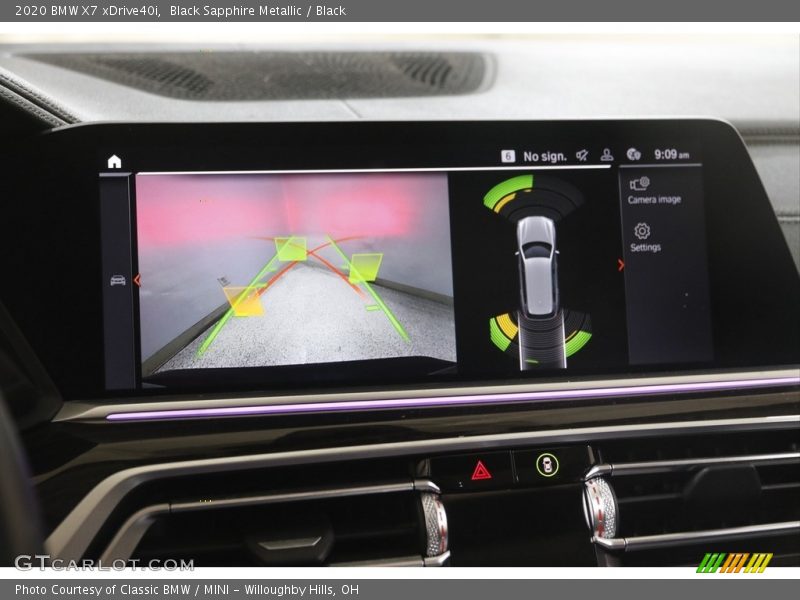 Black Sapphire Metallic / Black 2020 BMW X7 xDrive40i