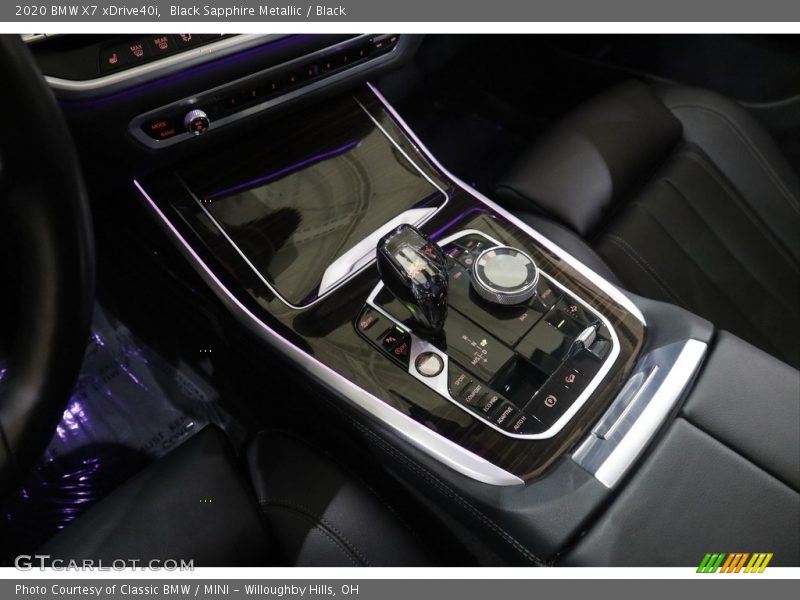 Black Sapphire Metallic / Black 2020 BMW X7 xDrive40i