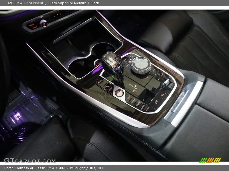 Black Sapphire Metallic / Black 2020 BMW X7 xDrive40i