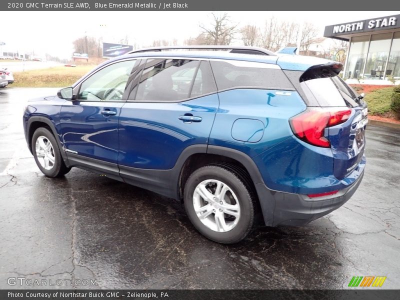 Blue Emerald Metallic / Jet Black 2020 GMC Terrain SLE AWD