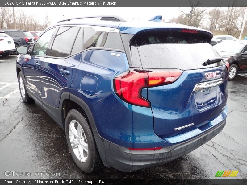 Blue Emerald Metallic / Jet Black 2020 GMC Terrain SLE AWD