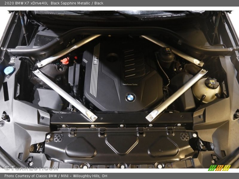 Black Sapphire Metallic / Black 2020 BMW X7 xDrive40i