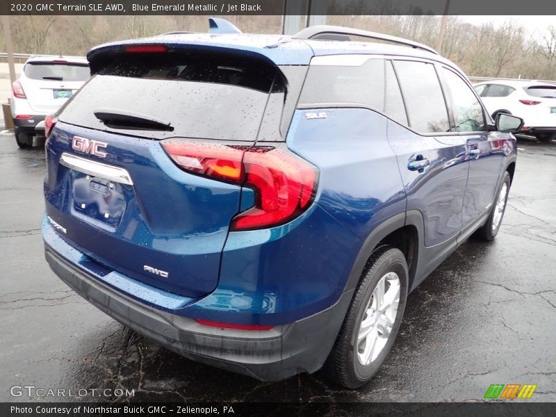 Blue Emerald Metallic / Jet Black 2020 GMC Terrain SLE AWD