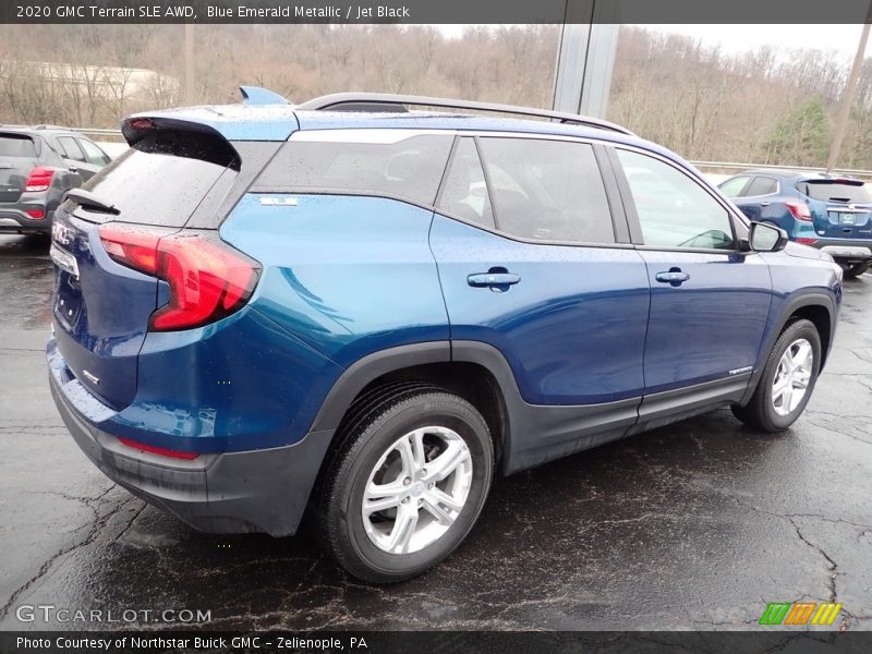 Blue Emerald Metallic / Jet Black 2020 GMC Terrain SLE AWD