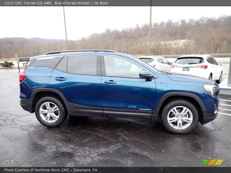 Blue Emerald Metallic / Jet Black 2020 GMC Terrain SLE AWD