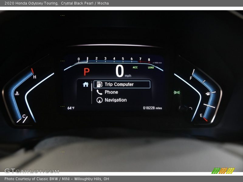 Crystal Black Pearl / Mocha 2020 Honda Odyssey Touring