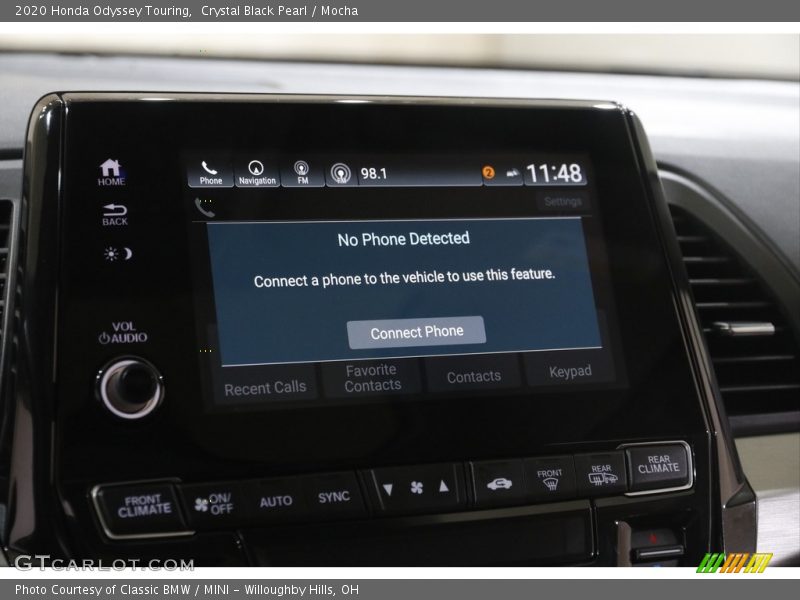 Crystal Black Pearl / Mocha 2020 Honda Odyssey Touring
