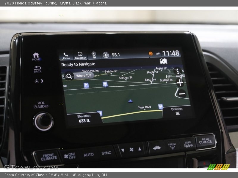 Crystal Black Pearl / Mocha 2020 Honda Odyssey Touring