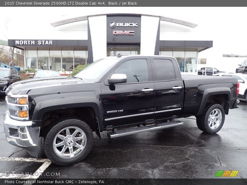 Black / Jet Black 2015 Chevrolet Silverado 2500HD LTZ Double Cab 4x4