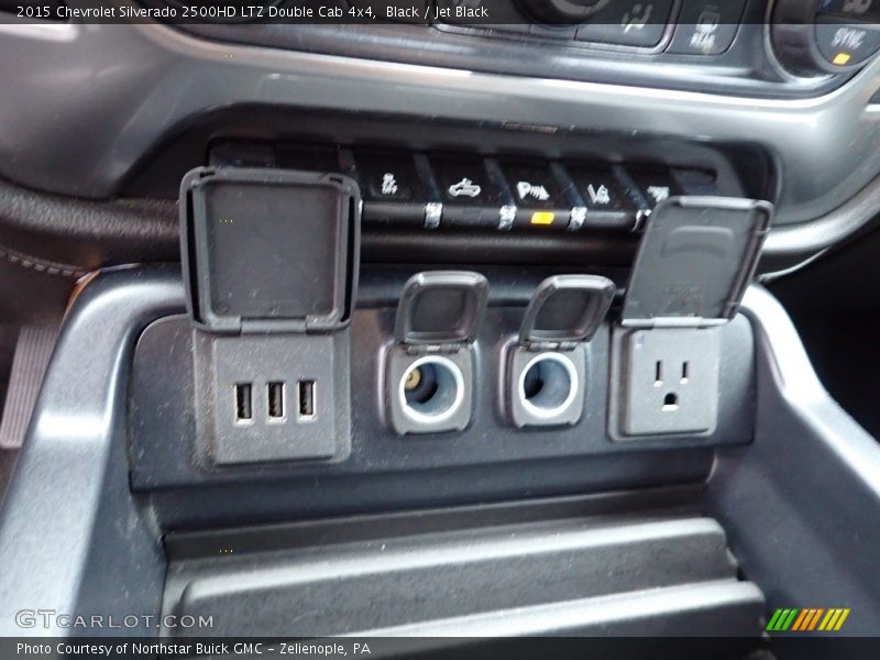Black / Jet Black 2015 Chevrolet Silverado 2500HD LTZ Double Cab 4x4