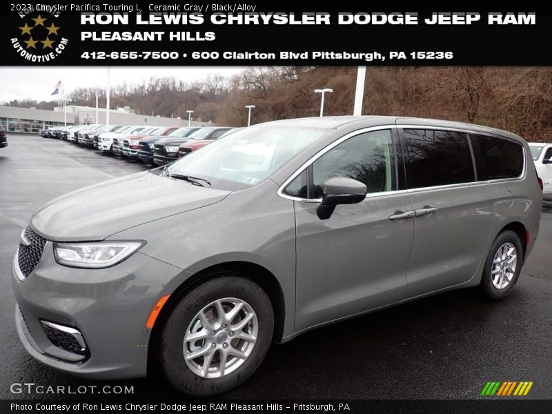Ceramic Gray / Black/Alloy 2023 Chrysler Pacifica Touring L