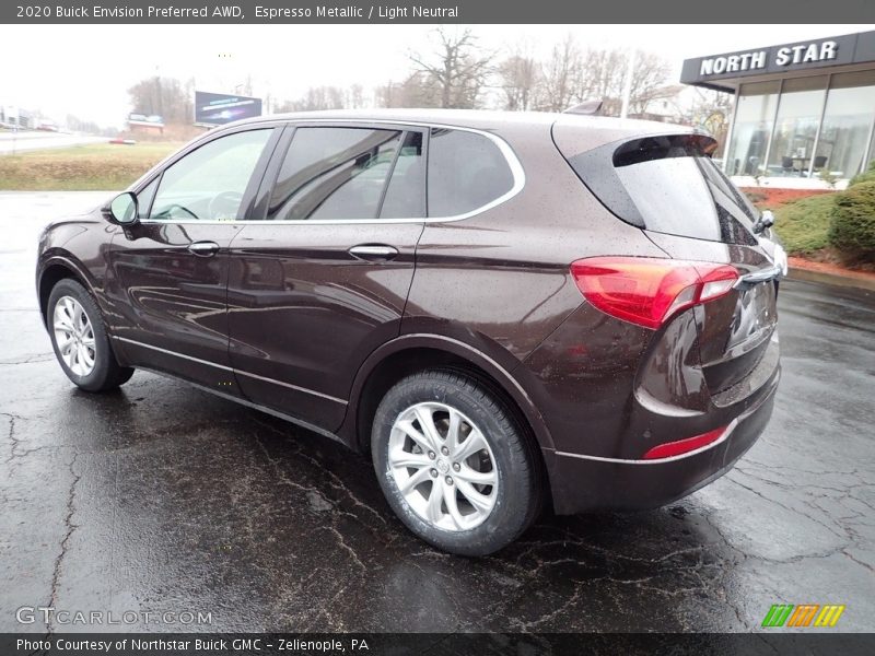 Espresso Metallic / Light Neutral 2020 Buick Envision Preferred AWD