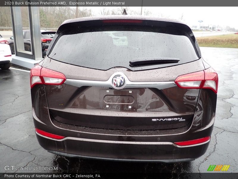 Espresso Metallic / Light Neutral 2020 Buick Envision Preferred AWD