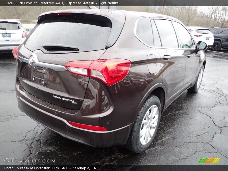 Espresso Metallic / Light Neutral 2020 Buick Envision Preferred AWD