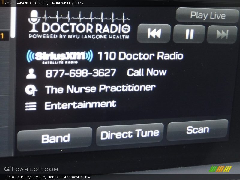 Uyuni White / Black 2021 Genesis G70 2.0T