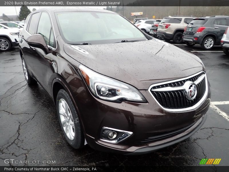 Espresso Metallic / Light Neutral 2020 Buick Envision Preferred AWD