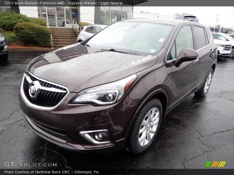 Espresso Metallic / Light Neutral 2020 Buick Envision Preferred AWD