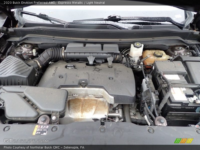 Espresso Metallic / Light Neutral 2020 Buick Envision Preferred AWD