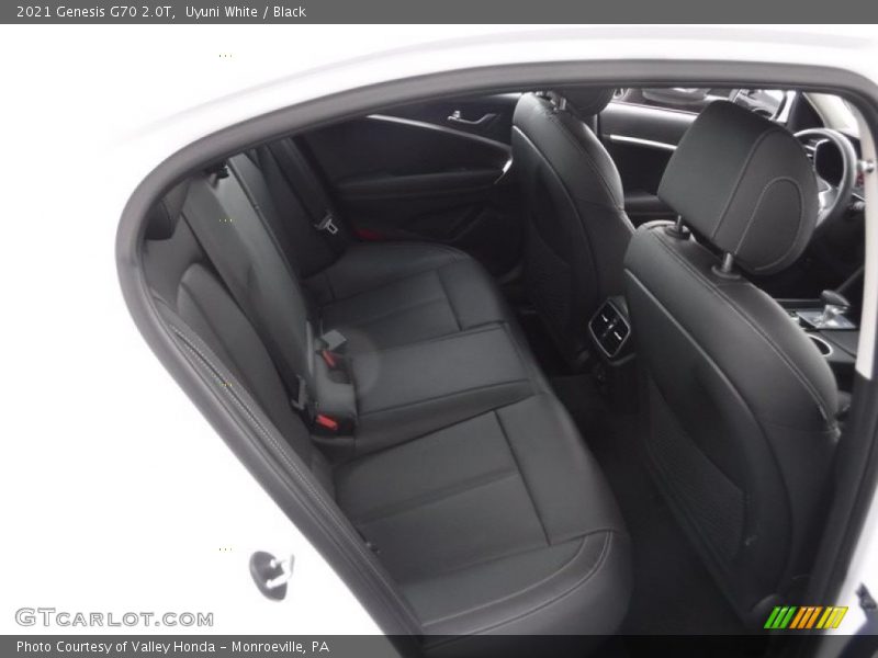 Rear Seat of 2021 G70 2.0T