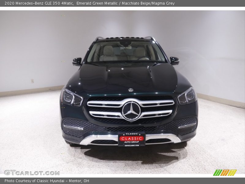 Emerald Green Metallic / Macchiato Beige/Magma Grey 2020 Mercedes-Benz GLE 350 4Matic