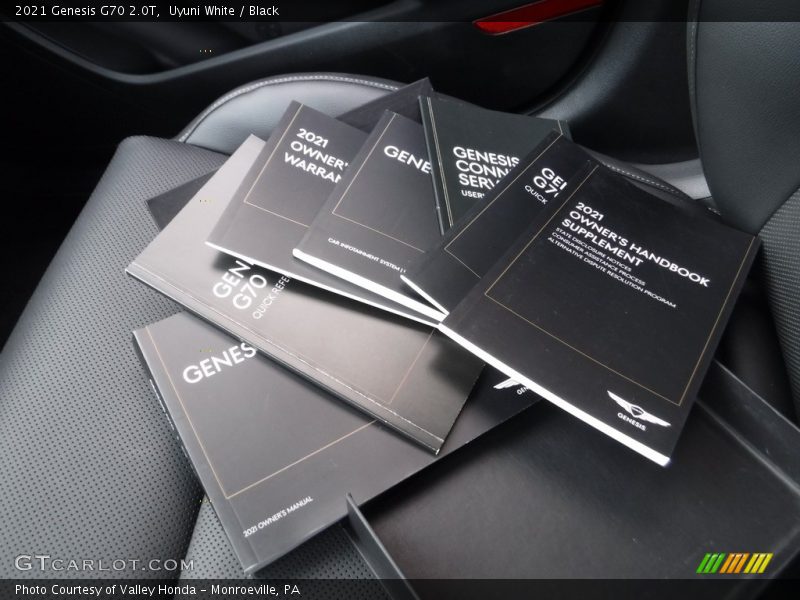 Books/Manuals of 2021 G70 2.0T