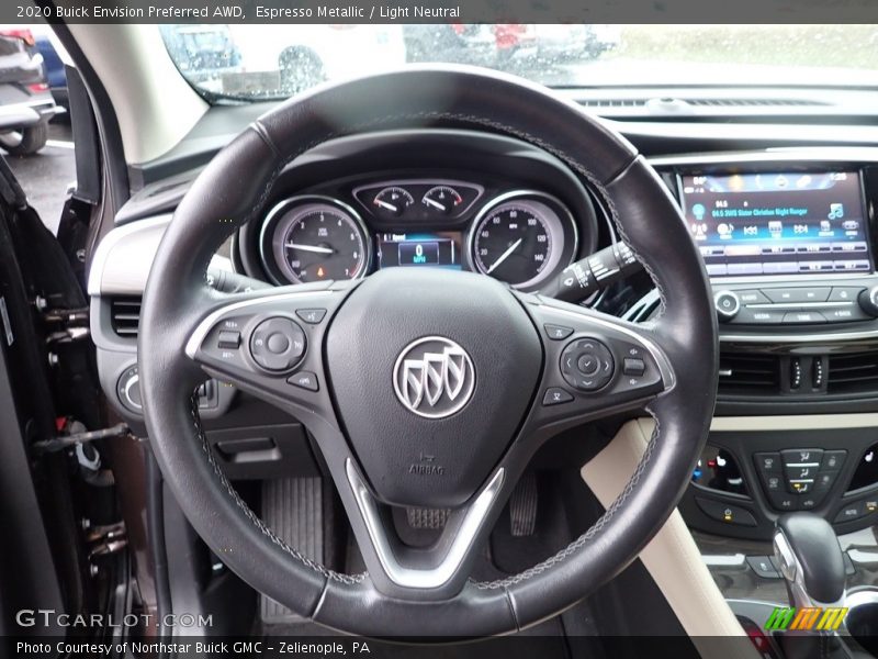 Espresso Metallic / Light Neutral 2020 Buick Envision Preferred AWD