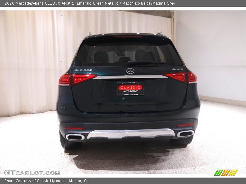 Emerald Green Metallic / Macchiato Beige/Magma Grey 2020 Mercedes-Benz GLE 350 4Matic