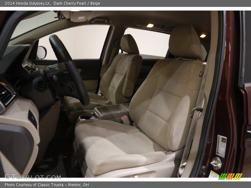 Dark Cherry Pearl / Beige 2014 Honda Odyssey LX