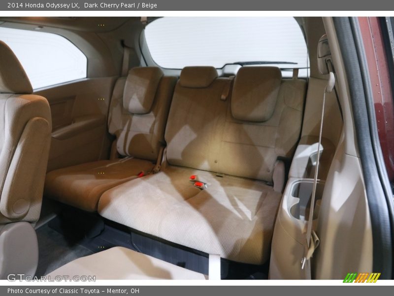 Dark Cherry Pearl / Beige 2014 Honda Odyssey LX