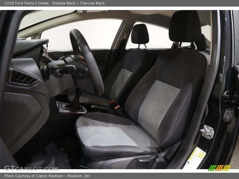 Front Seat of 2018 Fiesta S Sedan