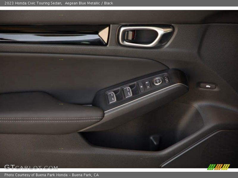 Aegean Blue Metallic / Black 2023 Honda Civic Touring Sedan