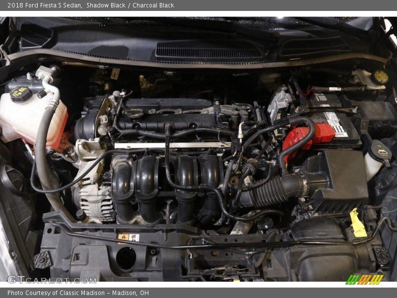  2018 Fiesta S Sedan Engine - 1.6 Liter DOHC 16-Valve Ti-VCT 4 Cylinder