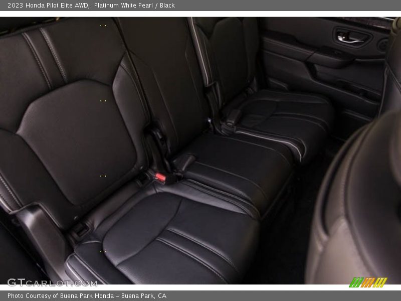 Platinum White Pearl / Black 2023 Honda Pilot Elite AWD