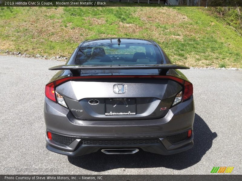 Modern Steel Metallic / Black 2019 Honda Civic Si Coupe