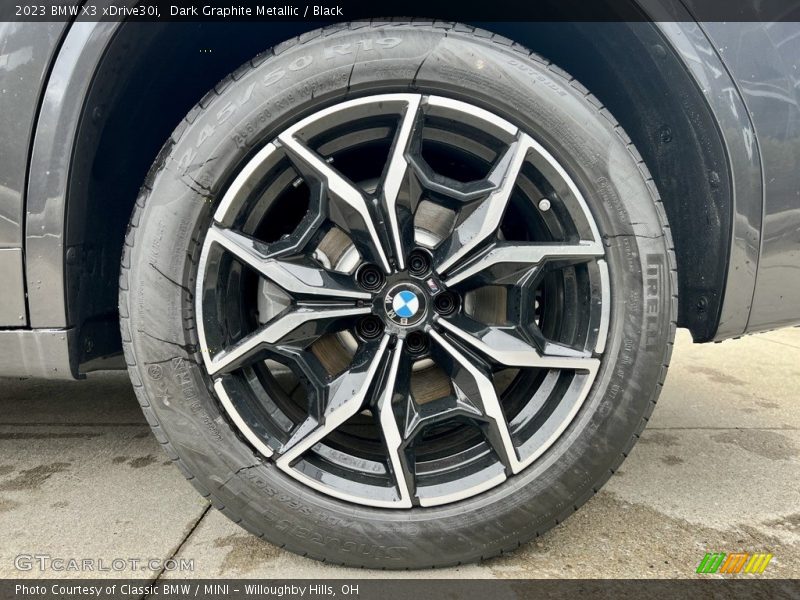 Dark Graphite Metallic / Black 2023 BMW X3 xDrive30i
