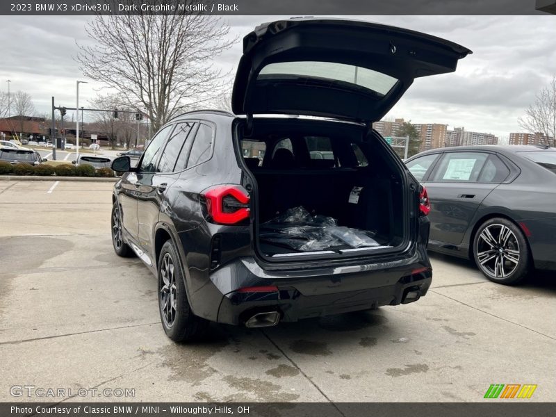 Dark Graphite Metallic / Black 2023 BMW X3 xDrive30i