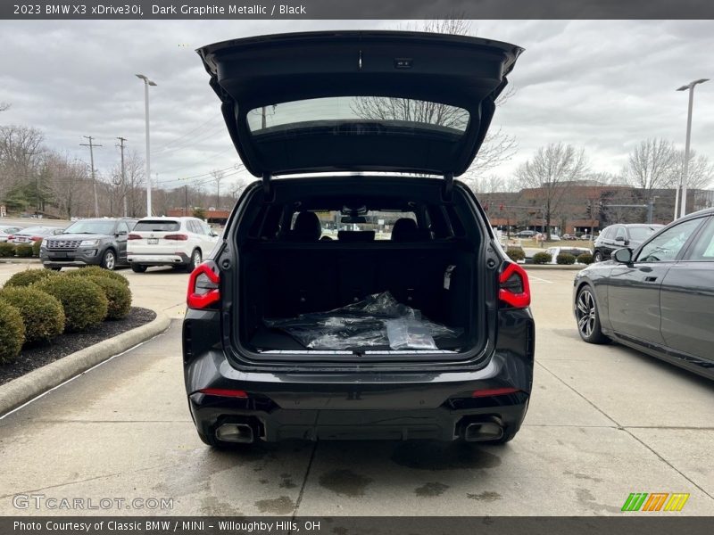 Dark Graphite Metallic / Black 2023 BMW X3 xDrive30i