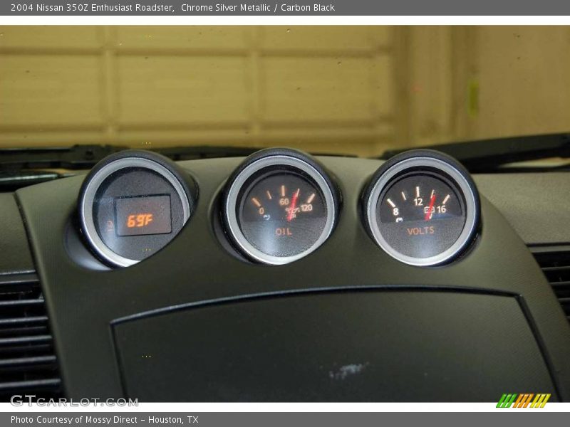 Chrome Silver Metallic / Carbon Black 2004 Nissan 350Z Enthusiast Roadster