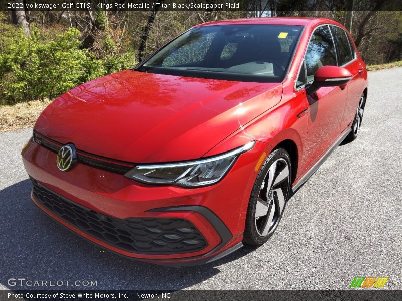 Kings Red Metallic / Titan Black/Scalepaper Plaid 2022 Volkswagen Golf GTI S